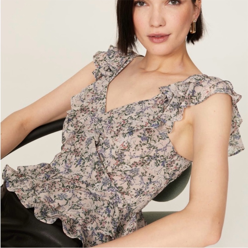 Marissa Webb Collective Floral Top